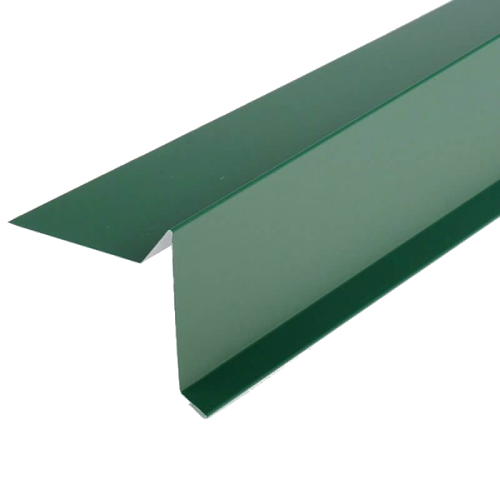 Планка торцевая 0,45x100x125x2000 RAL8017